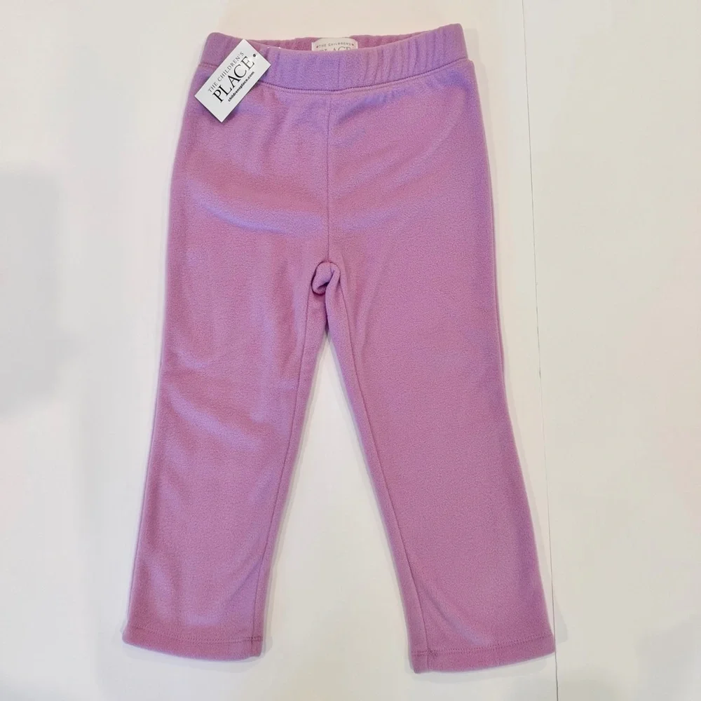 The Children's Place Lavender Purple Fleece Pants Bottoms - 3T